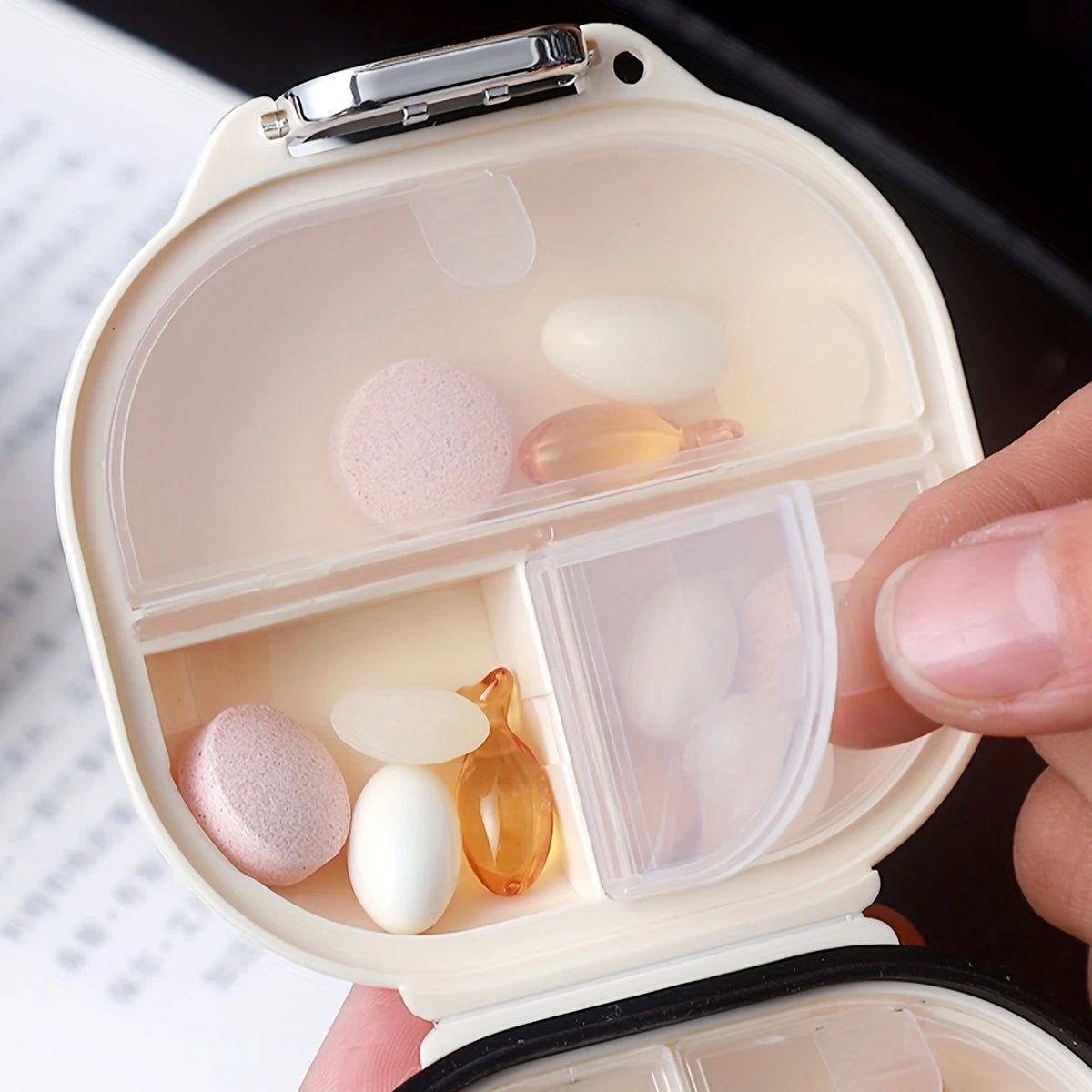 Portable Travel Pill Storage Box