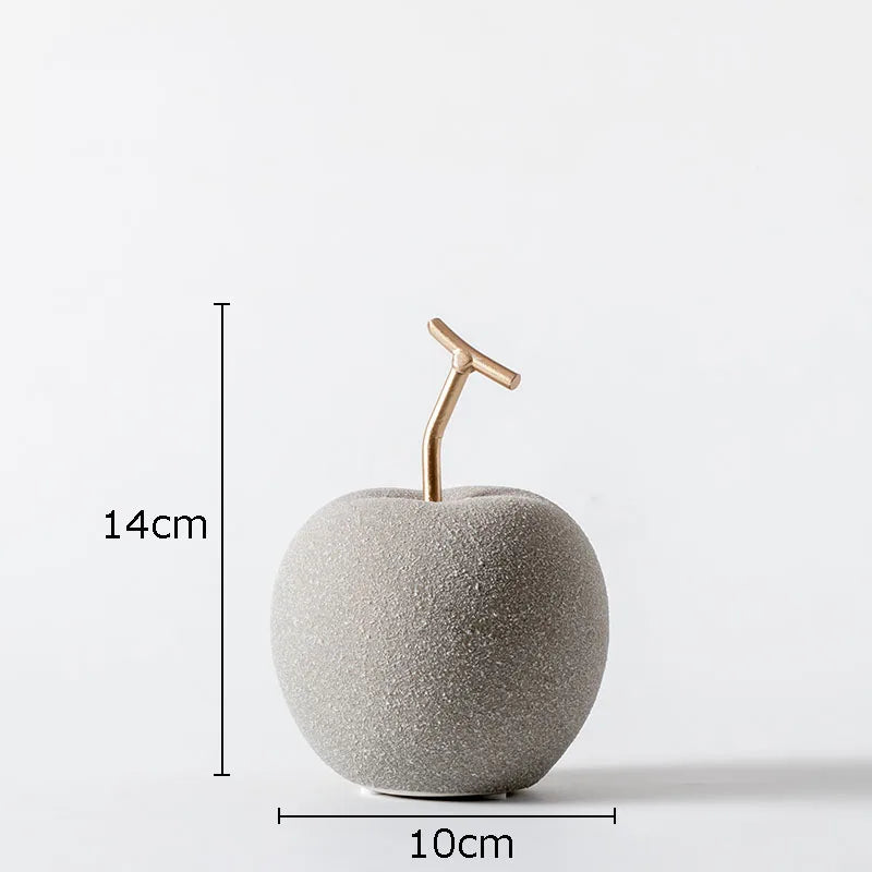 Hobefi Apple-S Minimalist Apple/Pear Frosted Ceramic