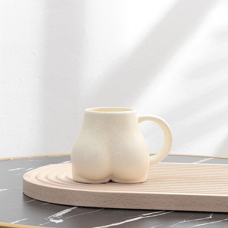 Hobefi Beige Pitting / 301-400ml Nordic Ceramic Mug