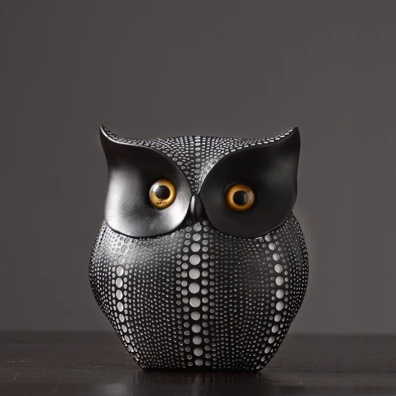 Hobefi Black Nordic Style Owls Ornament