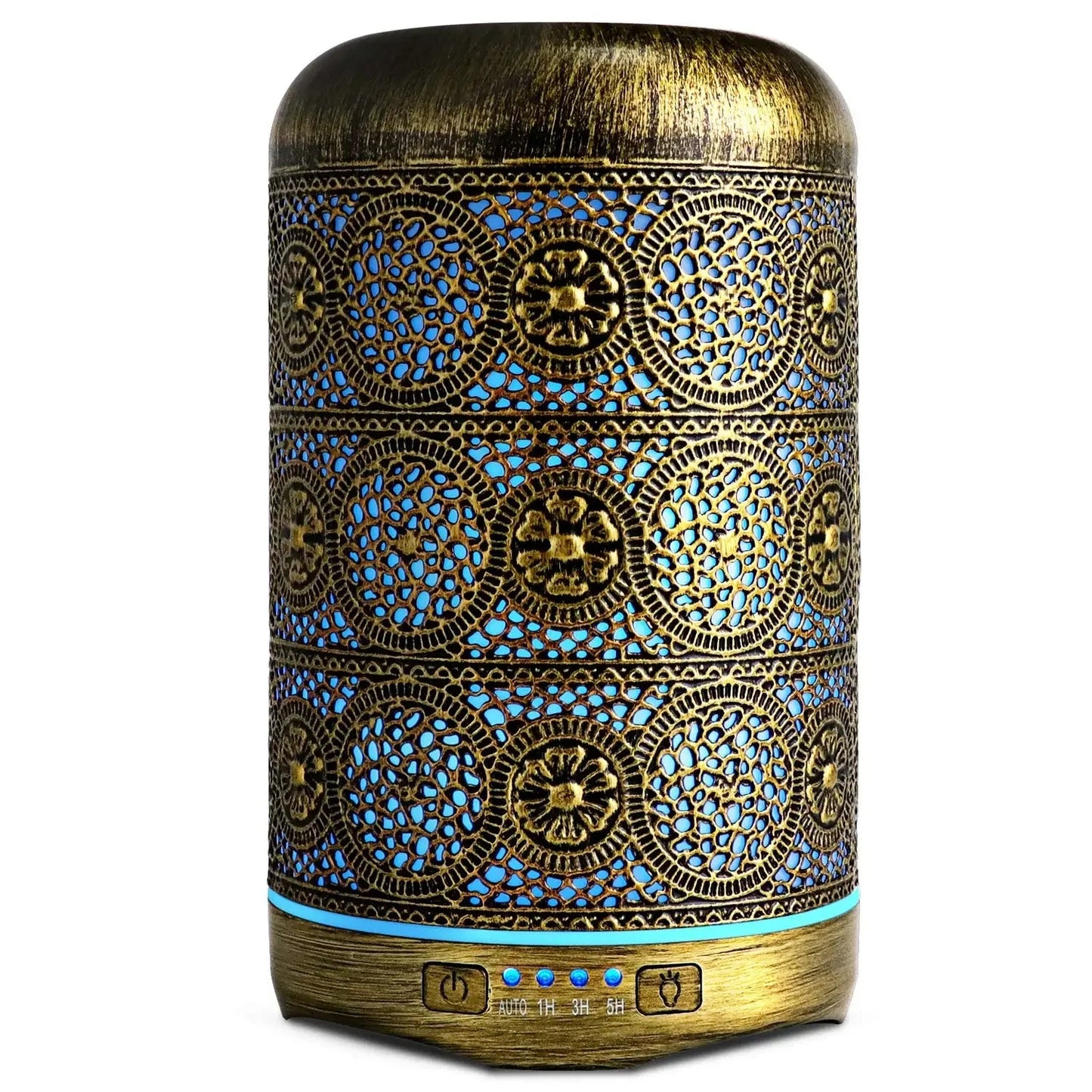 Hobefi Bronze Color / AU Plug Metal Aromatherapy Essential Oils Diffuser