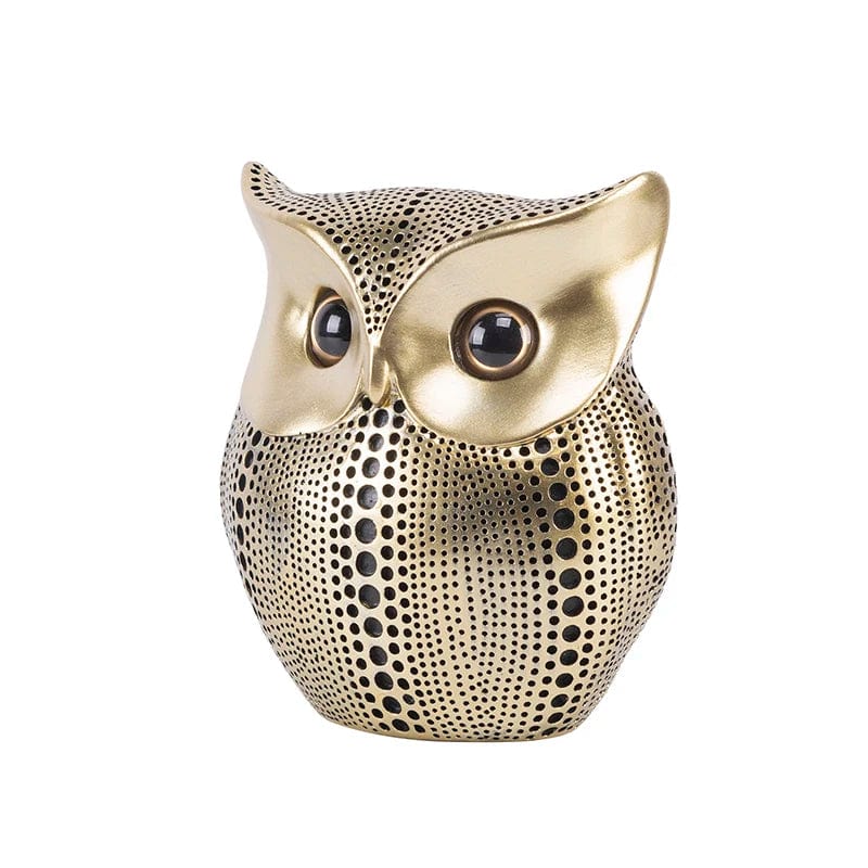 Hobefi Golden Black Nordic Style Owls Ornament