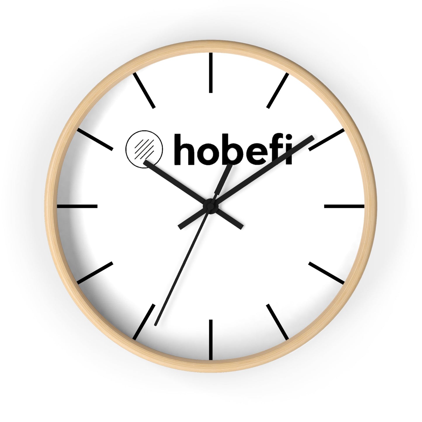 Hobefi Home Decor Wooden / Black / 10" Wall Clock Decor