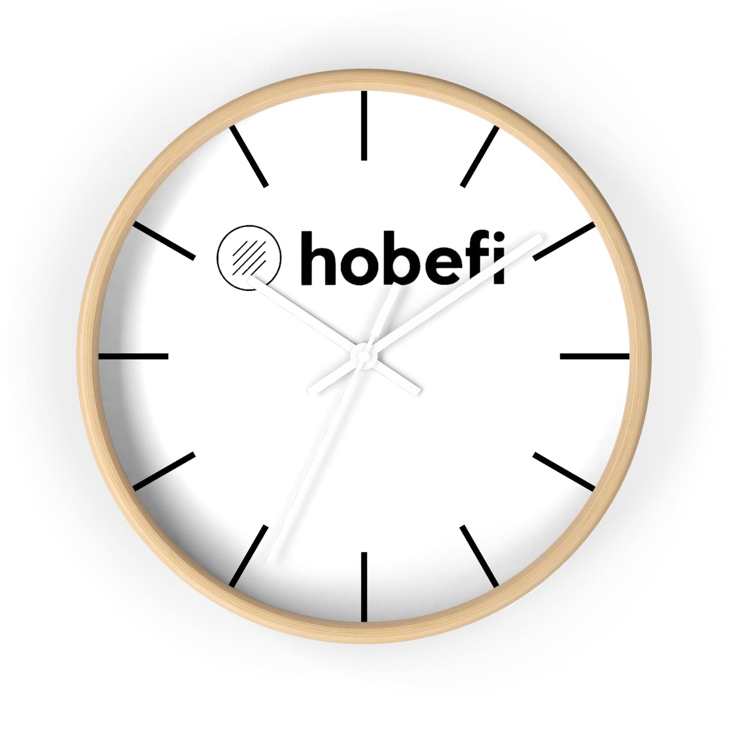 Hobefi Home Decor Wooden / White / 10" Wall Clock Decor