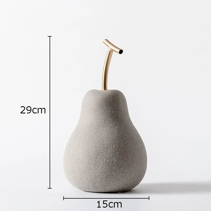 Hobefi Pear-L Minimalist Apple/Pear Frosted Ceramic