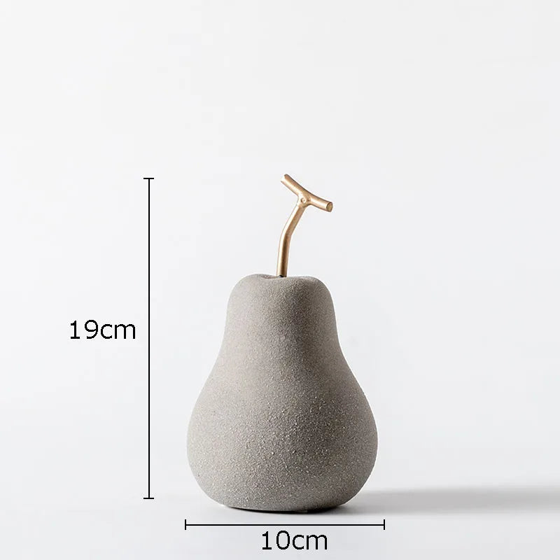 Hobefi Pear-S Minimalist Apple/Pear Frosted Ceramic
